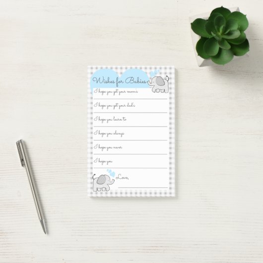 Wensen voor Baby shower Game Post-it® Notes (Kantoor)