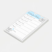 Wensen voor Baby shower Game Post-it® Notes (Schuin)