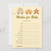 Wensen voor Baby shower Games en Advies Kaart (Voorkant)