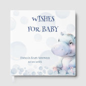Wensen voor Baby shower Gastenboek (Voorkant)