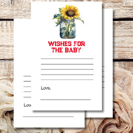 Wensen voor baby shower spel BBQ Baby shower Thema