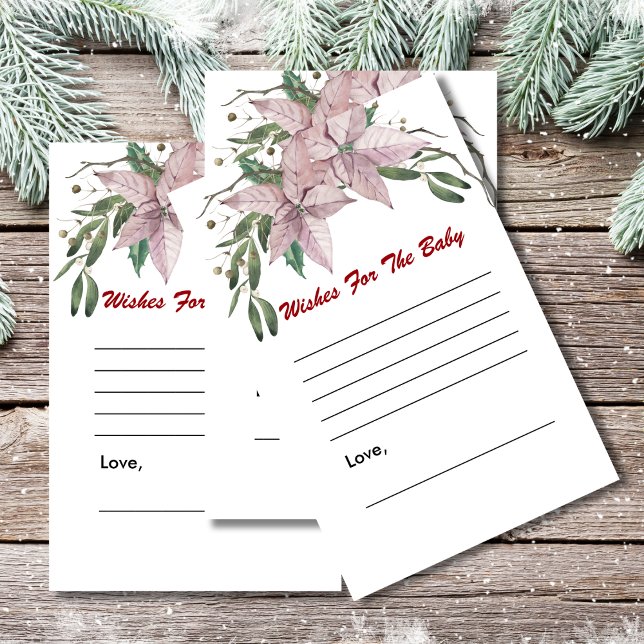 Wensen voor baby shower spel winter baby in bloei (Creator heeft geüpload)