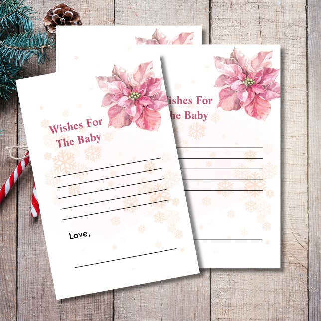 Wensen voor baby spel een beetje sneeuwvlok poinse (Creator heeft geüpload)