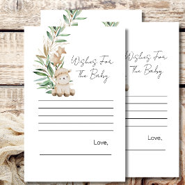 Wensen voor baby spel lief klein lamsgroen