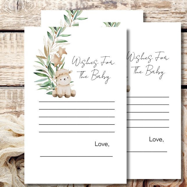 Wensen voor baby spel lief klein lamsgroen (Creator heeft geüpload)