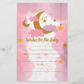 Wensen voor Baby Twinkle Twinkle Little Star Pink (Voorkant)