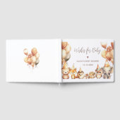 Wensen voor Baby Woodland Baby shower Gastenboek (Volledig)
