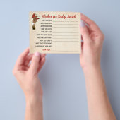 Wensen voor de Baby AA Fireman Baby shower Kaart (Hand)