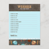 Wensen voor de Baby Herfst Pumpkin Boys Baby showe Briefkaart (Voorkant)