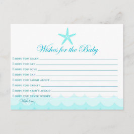 Wensen voor de Baby Kaart