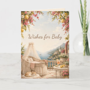 Wensen voor een Baby aan de Amalfikust   Middellan Kaart