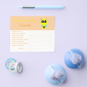 Wensen voor een baby, bij, baby shower kaart Flyer (Enkel)