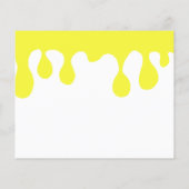 Wensen voor een baby, bij, baby shower kaart Flyer (Achterkant)