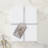 Wensen voor het winterbos cadeaulabel (Met Touw)