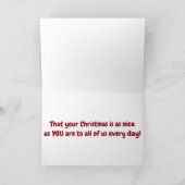 WENSEN VOOR *LERAAR* OM EEN SPECIALE KERST TE HEBB FEESTDAGEN KAART (Binnen)