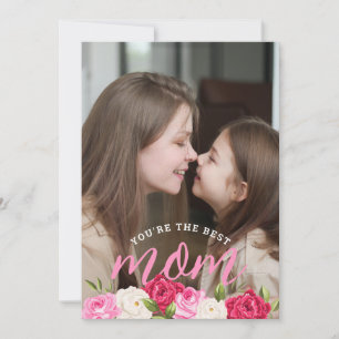 Wensen voor mama Mooie bloemrijke feestdagen Feestdagenkaart