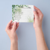 Wensen voor spoedig mevrouw Eucalyptus  Showerkaar Flyer (Hand)