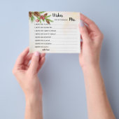 Wensen voor spoedig te huwen mevrouw Kerst Bruidsb Flyer (Hand)