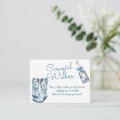 Wensen wel Chinoiserie Boots Bubbly Vrijgezellenfe Informatiekaartje (Staand voorkant)