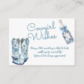 Wensen wel Chinoiserie Boots Bubbly Vrijgezellenfe Informatiekaartje (Voorkant)