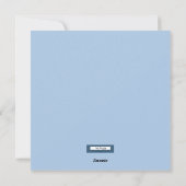 Wensen wij u een seizoen vol glans en vreugde feestdagenkaart (Achterkant)