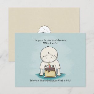Wensen zijn hoop en dromen Briefkaart