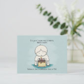 Wensen zijn hoop en dromen Briefkaart (Staand voorkant)