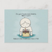 Wensen zijn hoop en dromen Briefkaart (Voorkant)