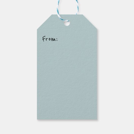 Wensen zijn Hoop en Dromen Gift Label Cadeaulabel (Achterkant)