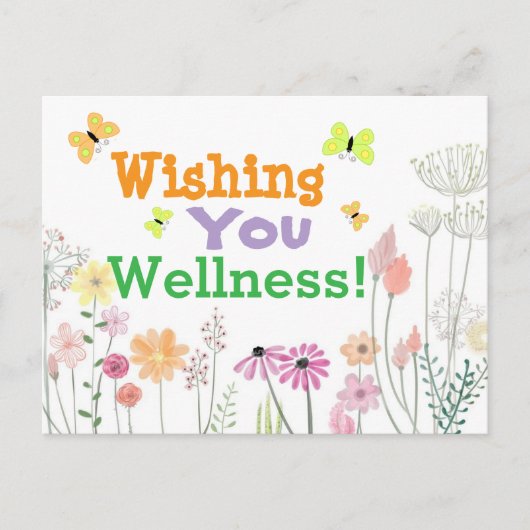 Wensend Beterschap  Briefkaart (Voorkant)