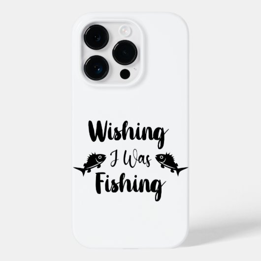 Wensend dat ik een grappige visquote was Case-Mate iPhone case (Achterkant)