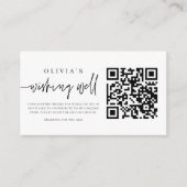 Wensend goed QR Code Afstuderen Informatiekaartje (Voorkant)