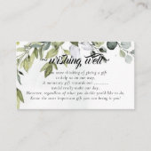 Wensend Goed voor Eucalyptus Thema Bruiloft Informatiekaartje (Voorkant)
