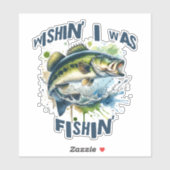 Wensend ik was Gevist Custom-Cut Vinyl Sticker (Vel)