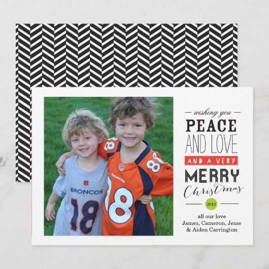 Wensend u de Kaart van de Foto van de Vakantie (Voorkant / Achterkant)