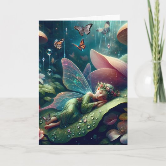 Wensend u een dag vol magie en wonder kaart (Voorkant)