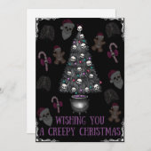 Wensend u een enge kerst feestdagenkaart (Voorkant / Achterkant)