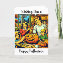 Wensend u een gelukkig Halloween nostalgie