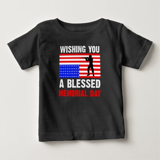 Wensend u een gezegende Memorial Day (Voorkant)