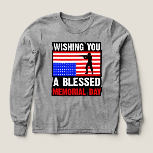 Wensend u een gezegende Memorial Day (Voorkant)