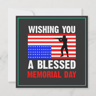 Wensend u een gezegende Memorial Day-62237 Kaart