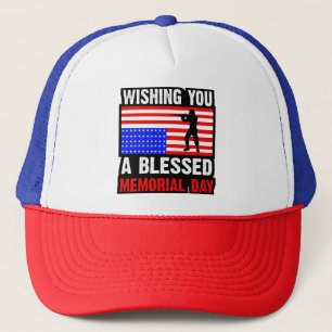 Wensend u een gezegende Memorial Day Trucker Pet