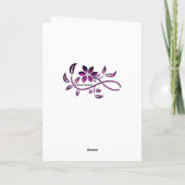 Wensend u een Heilig Wenskaart Yule Feestdagen Kaart (Achterkant)