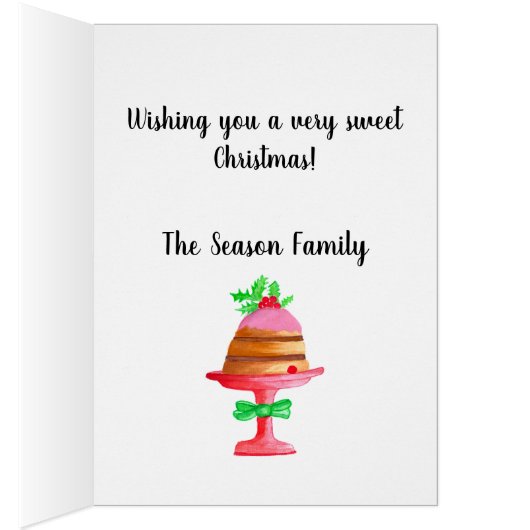 Wensend u een seizoen vol zoetheid (Binnen (Rechts))