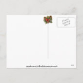 Wensend u een Vrolijk Briefkaart van Kerstmis (Achterkant)