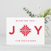 Wensend u Gepersonaliseerde de Vakantie van Feestdagenkaart (Staand voorkant)