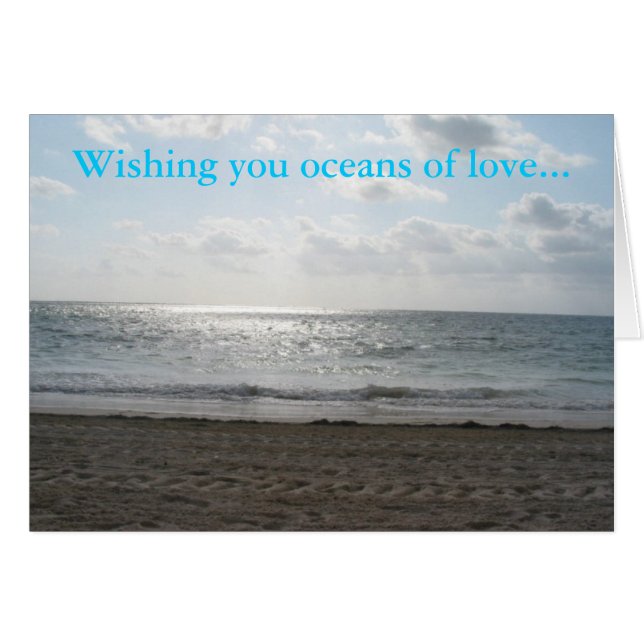 Wensend u oceanen van liefde (Voorkant Horizontaal)