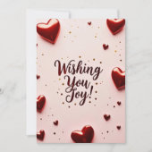 wensend u Vreugde  Kaart (Voorkant)