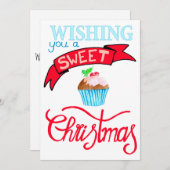 Wensend u zeer zoete Kerstmis! Kaart (Voorkant / Achterkant)