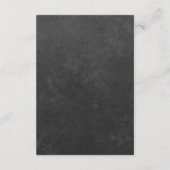 Wensende goed rustieke zonnebloemen krijtbord informatiekaartje (Achterkant)